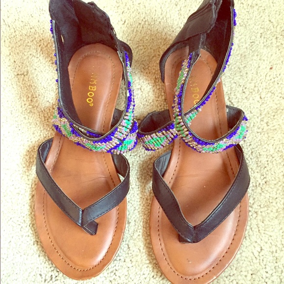 Jeweled sandals
