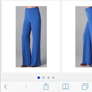 Alicia and Olivia high waisted blue pants