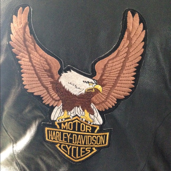 Harley Davidson leather biker jacket