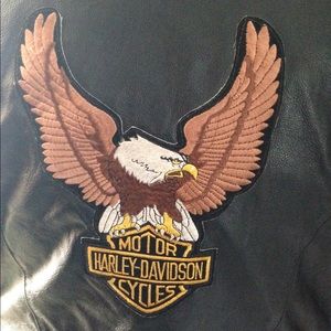 Harley Davidson leather biker jacket