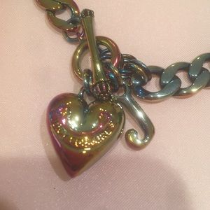 Juicy Couture metallic chain necklace