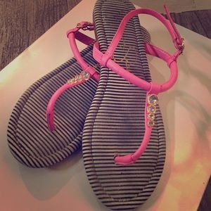 Jessica Simpson Pink Strapped Sandals