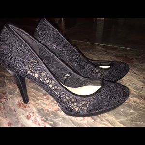 Nine West winter black heels