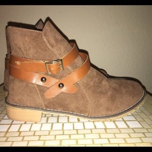 Tan Suede Boots
