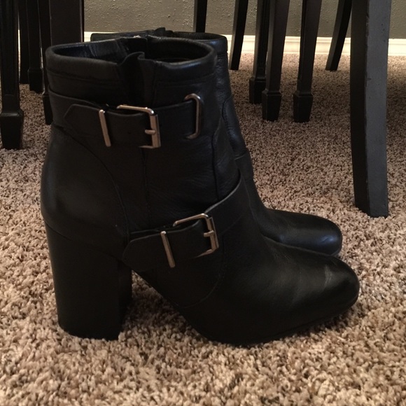 Size 10 black Vince Camuto boots only worn ONCE!!