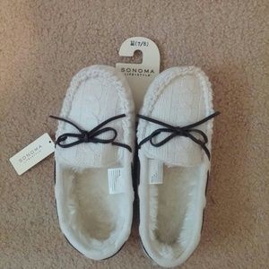 Fuzzy Moccasin Slippers