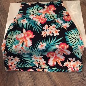 Pink Victoria Secret floral skirt
