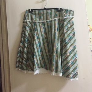 Free People multi-colored skirt