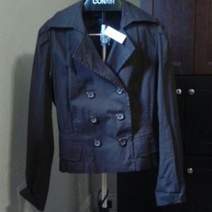 Brown cotton blazers.