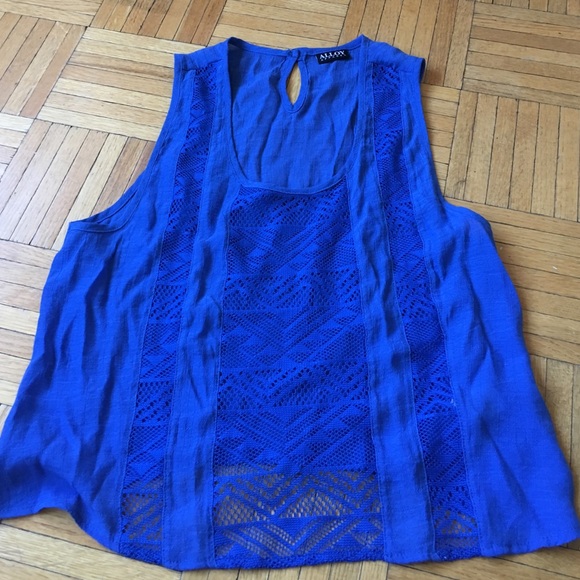 Alloy Apparel Cobalt Tank Top