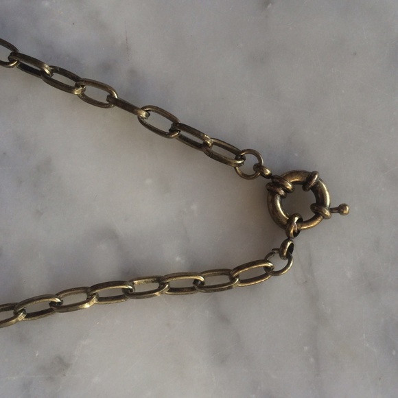 Yellow Gem Statement Necklace - Picture 3 of 4