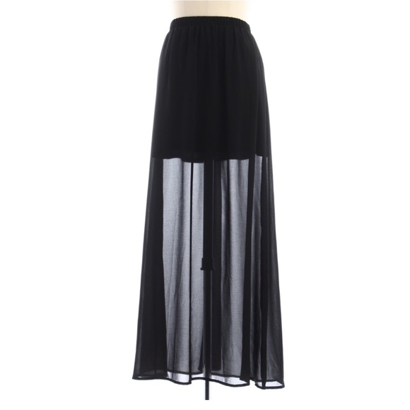 Black Maxi Skirt