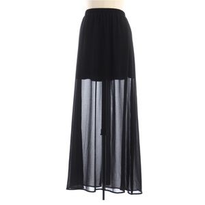 Black Maxi Skirt