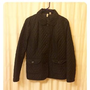 Black quilt jacket