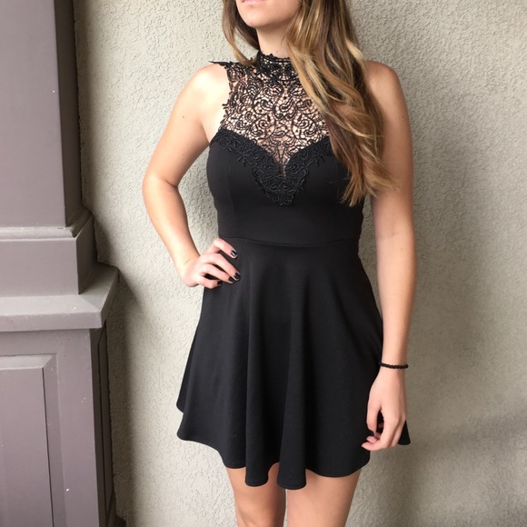 ANGL lace top dress