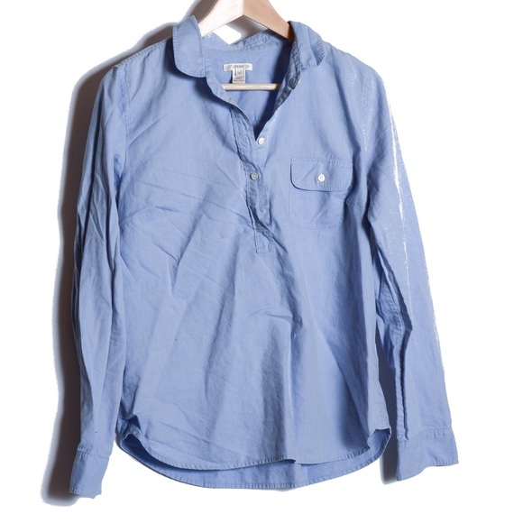 J. Crew Tops - J Crew cotton blouse