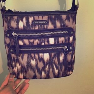 Dana Buchman Leopard themed cross body bag