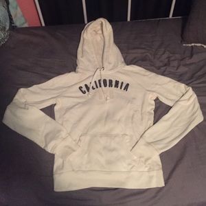 VINTAGE white Hollister hoodie