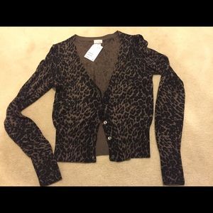 H&M leopard print cardigan