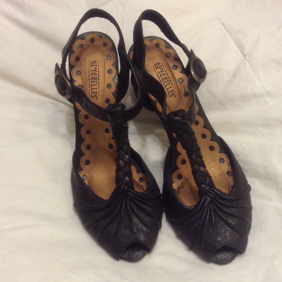 Seychelles Shoes - Seychelles black leather shoes