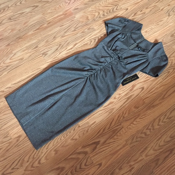 The Orla dress in Mocha vintage style dress - Picture 3 of 4