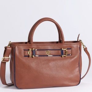 Tory Burch Sienna Robinson Horsebit Satchel Bag
