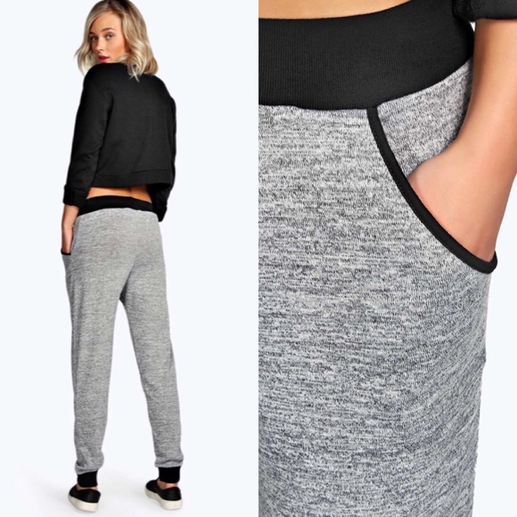 Boohoo Pants - Slim Fit Cuffed Joggers
