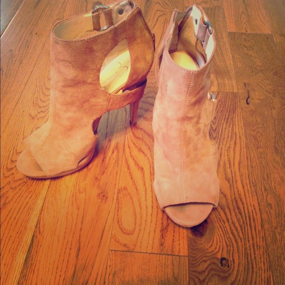 Jessica Simpson Faina Suede Booties -7