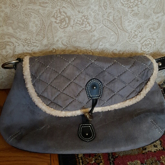 Grey small handbag