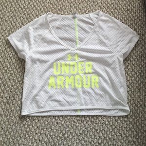 Under Armour jersey crop top