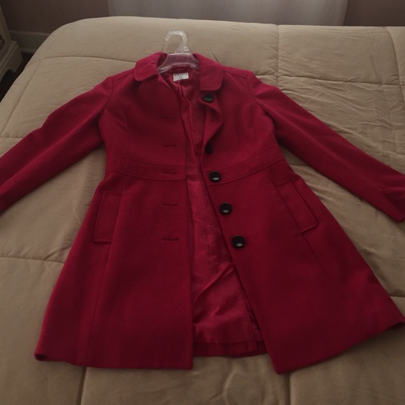 Fuchsia Wool Coat