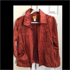 Ruby Rd rust colored jacket sz 16