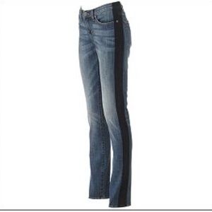 {Rock & Republic} skinny tuxedo stripe jeans