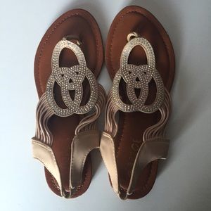 Rhinestone sandals