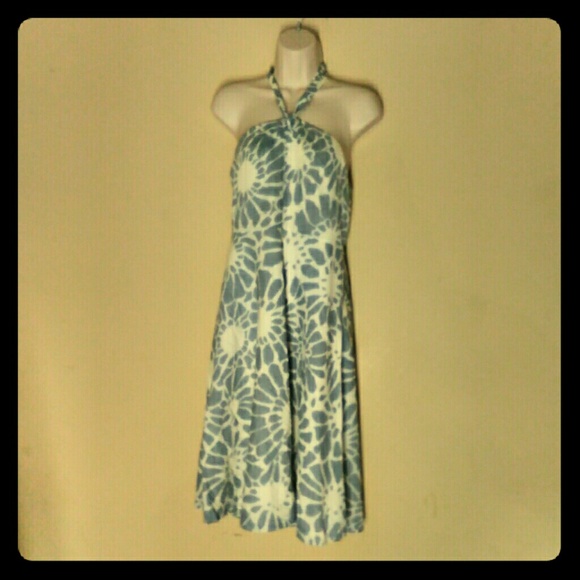 J. Crew Lined Halter Dress