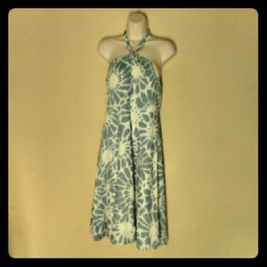 J. Crew Lined Halter Dress