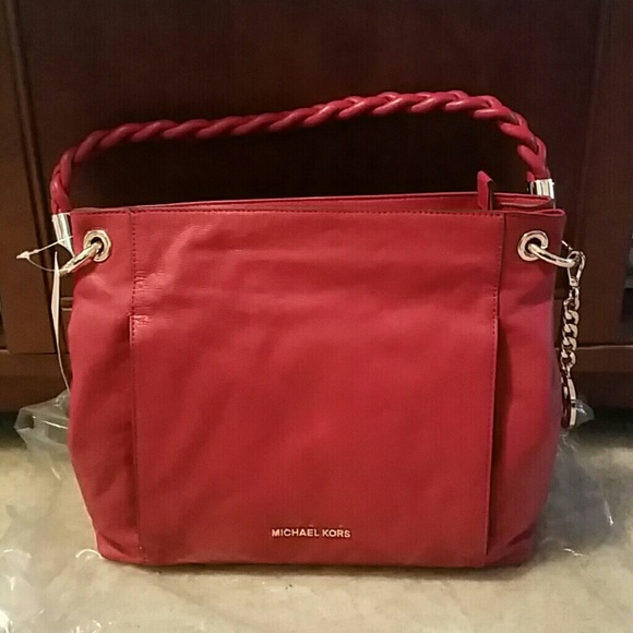 ❌SOLD ❌Michael Kors Naomi Leather Shoulder Bag - Picture 2 of 4