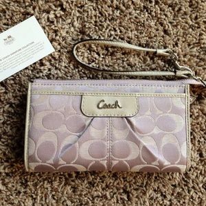 Authentic Coach wristlet