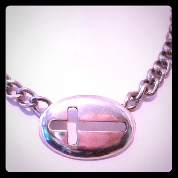 NWT Cross Statement Necklace