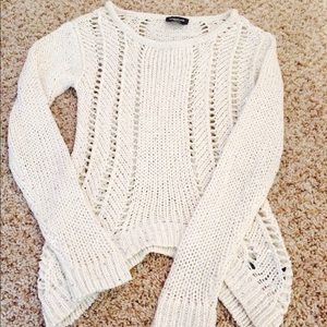 Cream sparkly Christmas sweater