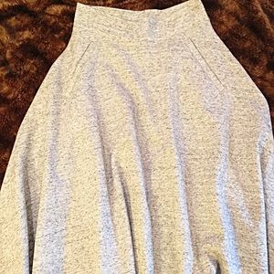 High waisted midi circle skirt