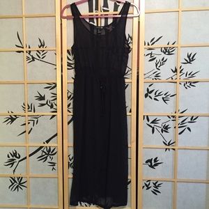 Forever 21 slitted sheer dress