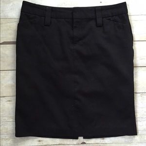 Black pencil skirt