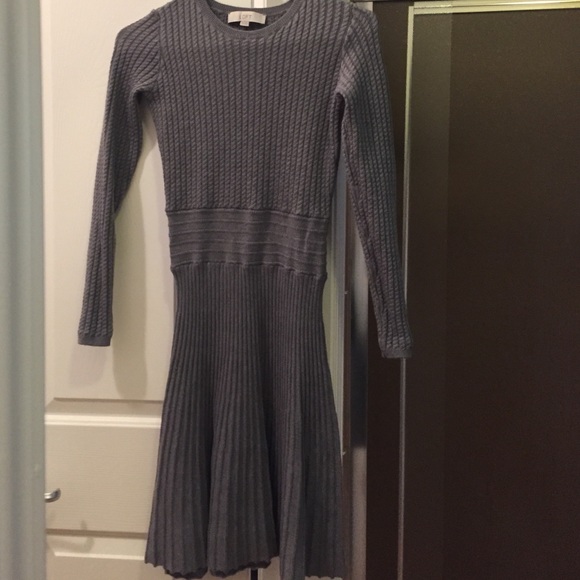 LOFT gray sweater dress. Can also fit an XS.