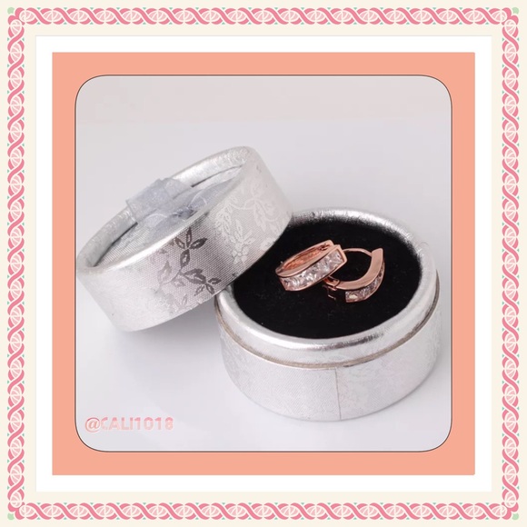 New Rose Gold Filled Princess Earrings - Picture 4 of 4