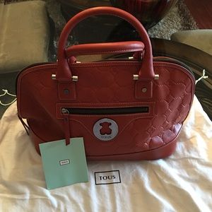 Nice Red Tous Hand Bag