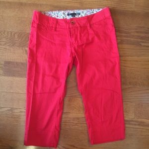 Red YMI Capri Crop Pants size 5
