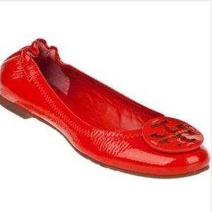 Cerise Minnie Travel Ballet Tory Burch