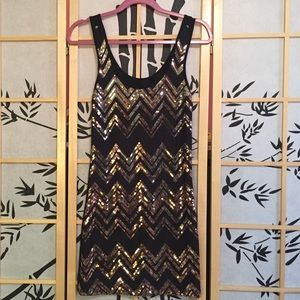 Foreign Exchange Beaded Party Dress