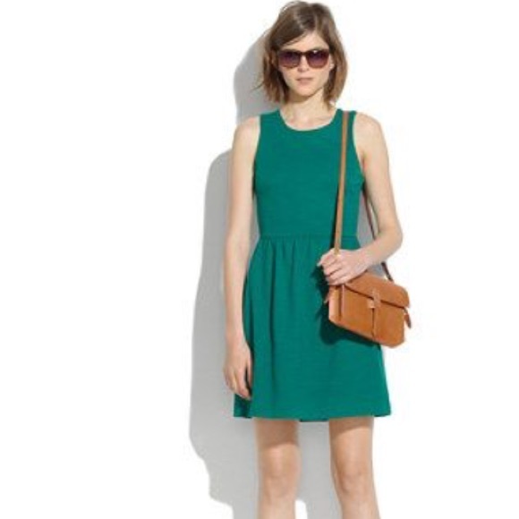 Madewell Afternoon dress in green